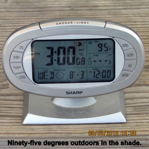 Temperature at three