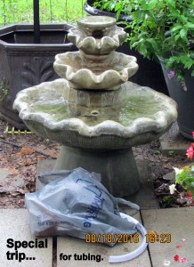 Fountain and tubing