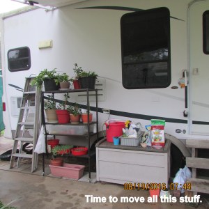 Need to move storage box and shelves