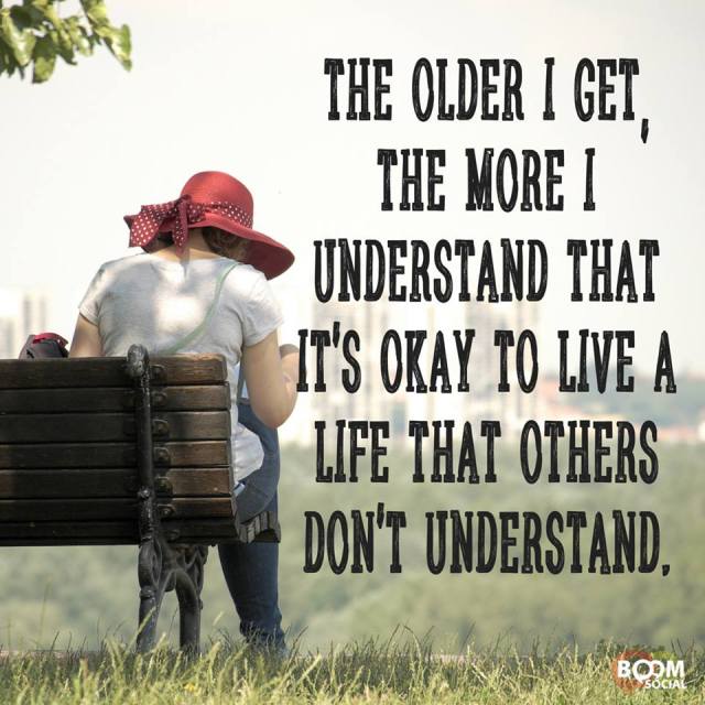 The older I get (poster) must use