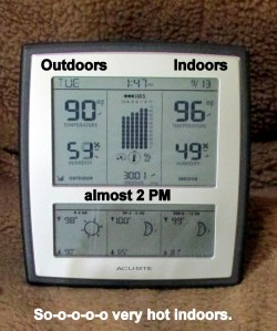 Temperature almost two