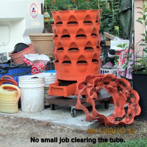 No small task cleaning the tube