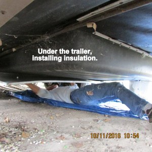 Installing insulation