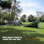 Ready to install new tarp