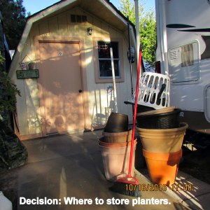 Where to put planters