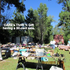 CARE's fifty cent sale