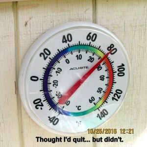 Temperature at twelve-twenty