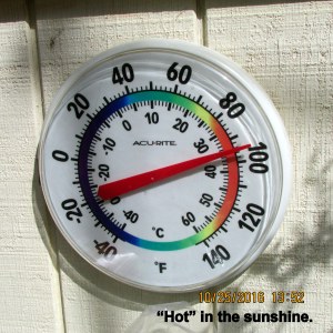 Temperature at almost two