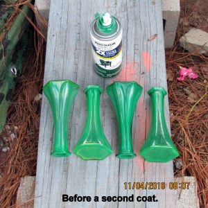 Before the second coat