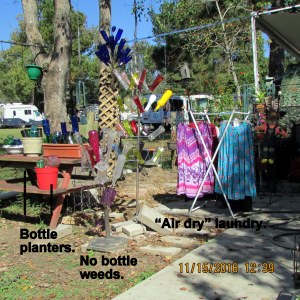 Planters and laundry