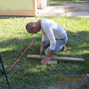 Foundation at the door