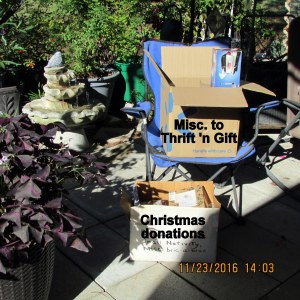 Boxes for Thrift 'n Gift shop