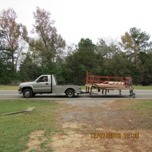Traveling on our right-turn lane