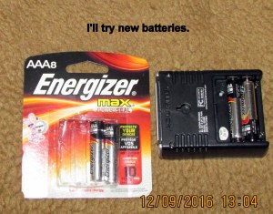 New batteries