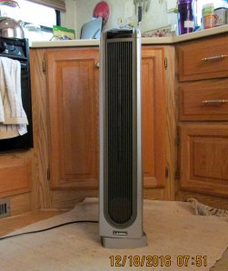 Heater indoors