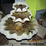 Ice and icicles at two AM