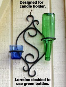 Designed to be a candle holder