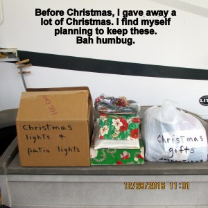 Saving Christmas items
