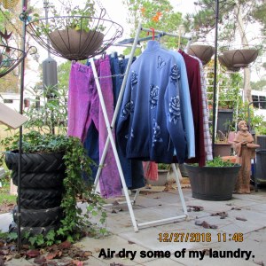 Air dry laundry