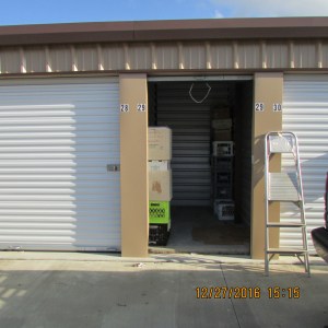 Wide view of storage unit