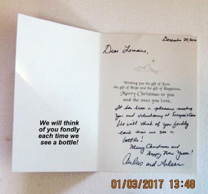 Card from volunteers (2)