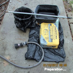 Preparation for cement base