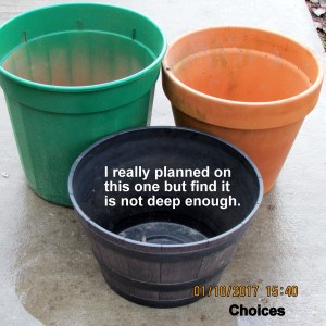 Really preferred the simulated wood barrel planter