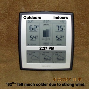 Temperature at two-thirty