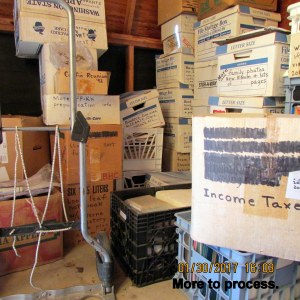 More stuff in neighbor's storage