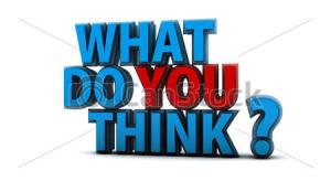 What do you think question