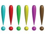 exclamation-marks-in-several-colors