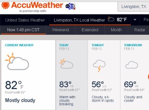 AccuWeather at one-forty