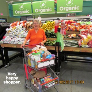 Lorraine in organics veggie department