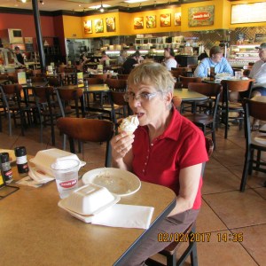 Grayce with ice cream cone