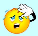 smiley-face-sweating