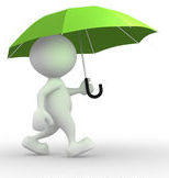 umbrella-and-stick-figure